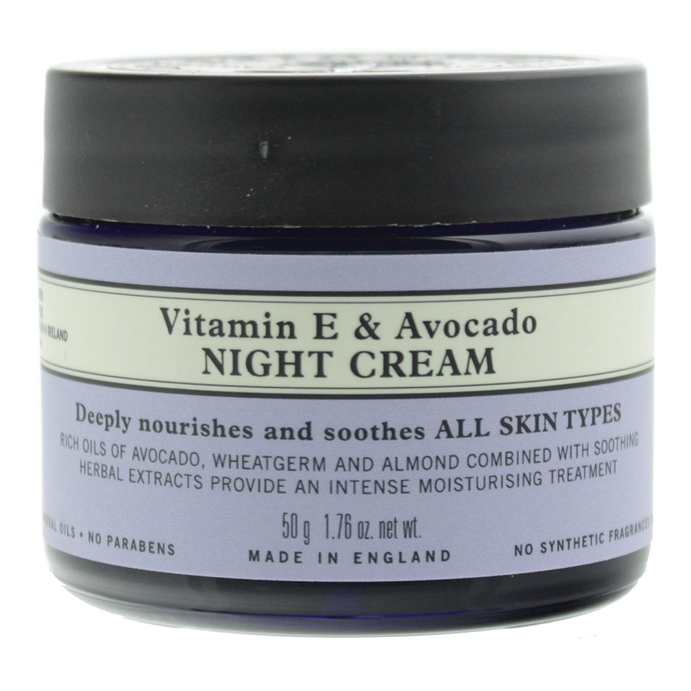 Neal's Yard Remedies Vitamin E & Avocado Night  Cream 50g