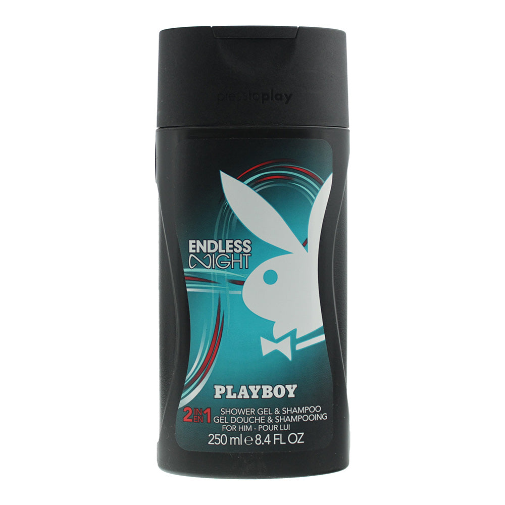 Playboy Endless Night Shower Gel & Shampoo 250ml