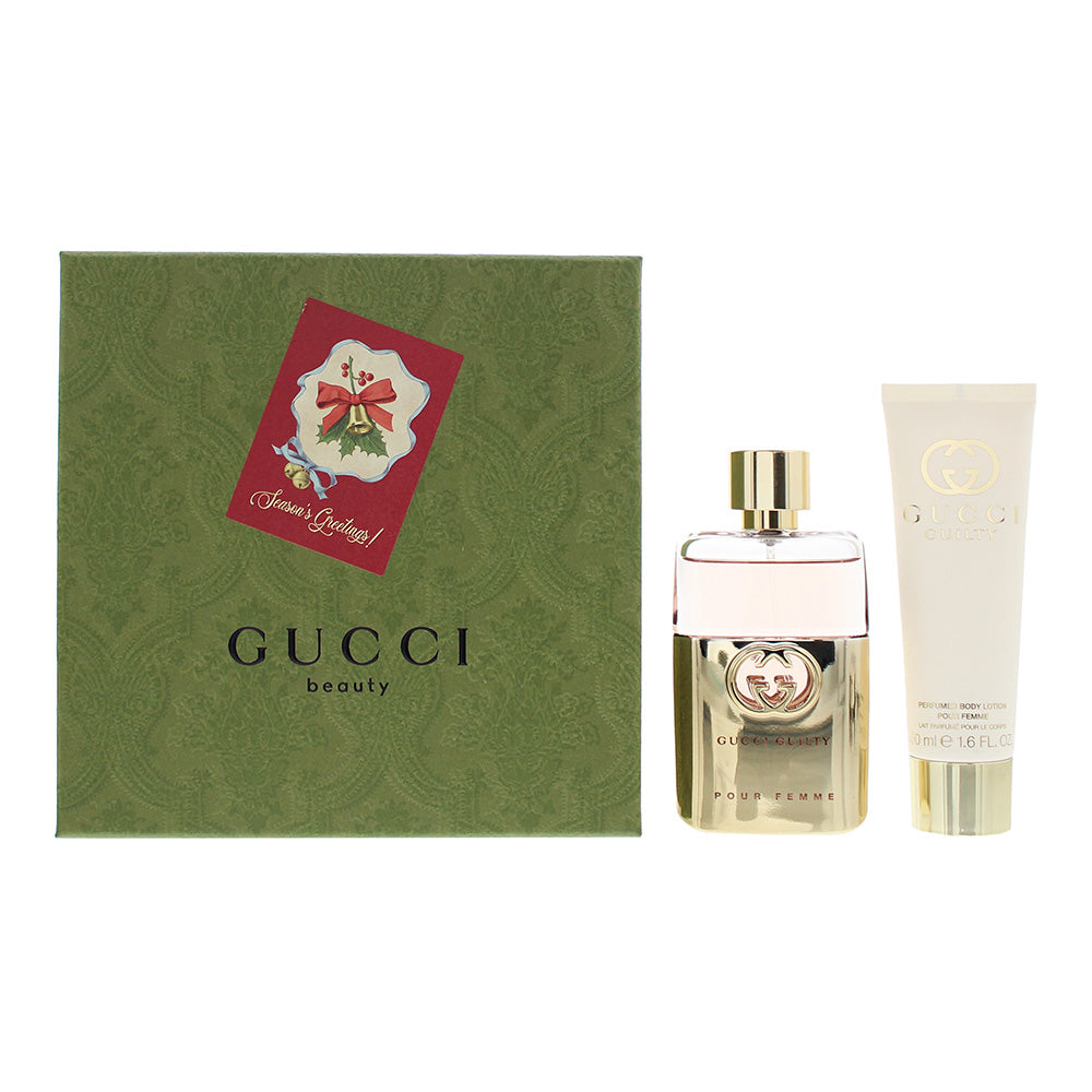Gucci Guilty Pour Femme 2 Piece Gift Set: Eau De Parfum 50ml - Body Lotion 50ml