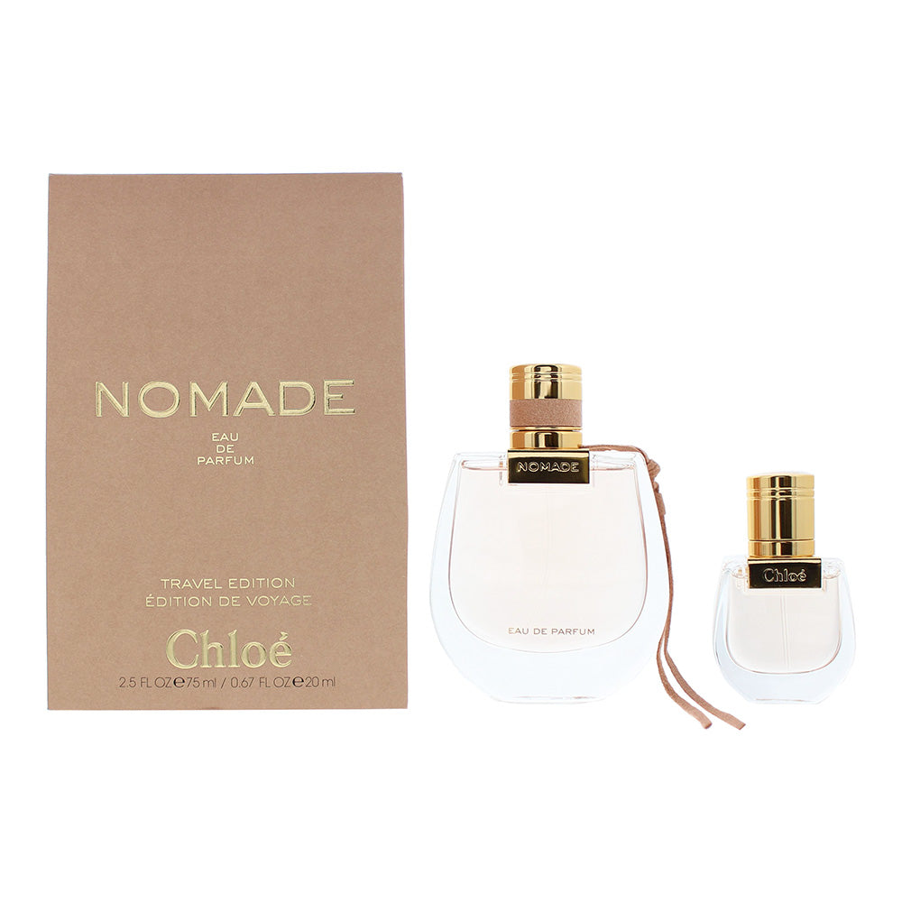 Chloé Nomade 2 Piece Gift Set: Eau De Parfum 75ml - Eau De Parfum 20ml