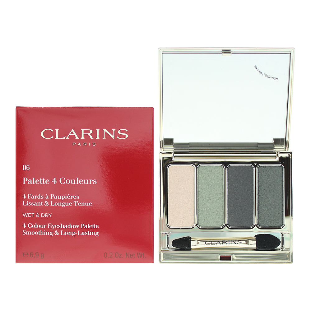 Clarins 4 Colour Wet & Dry Eyeshadow Palette No.06 Forest 6.8g