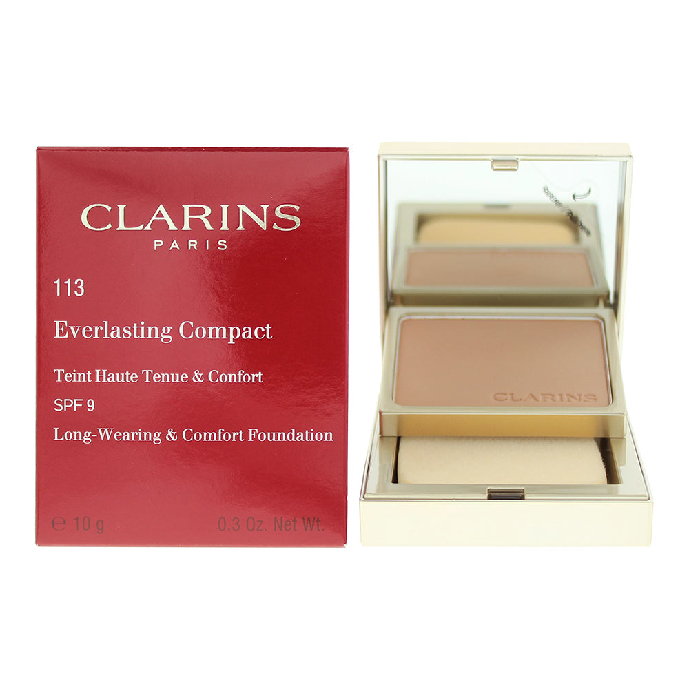 Clarins Everlasting Compact No.113 Chestnut Foundation 10g