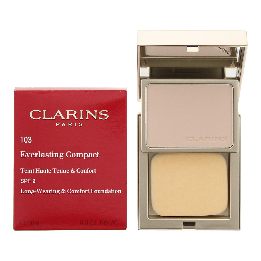 Clarins Everlasting Compact No.103 Ivory Foundation 10g