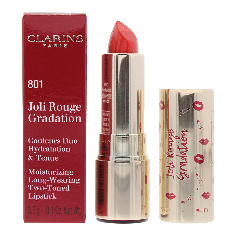 Clarins Joli Rouge Gradation No.801 Coral Lipstick 3.5g