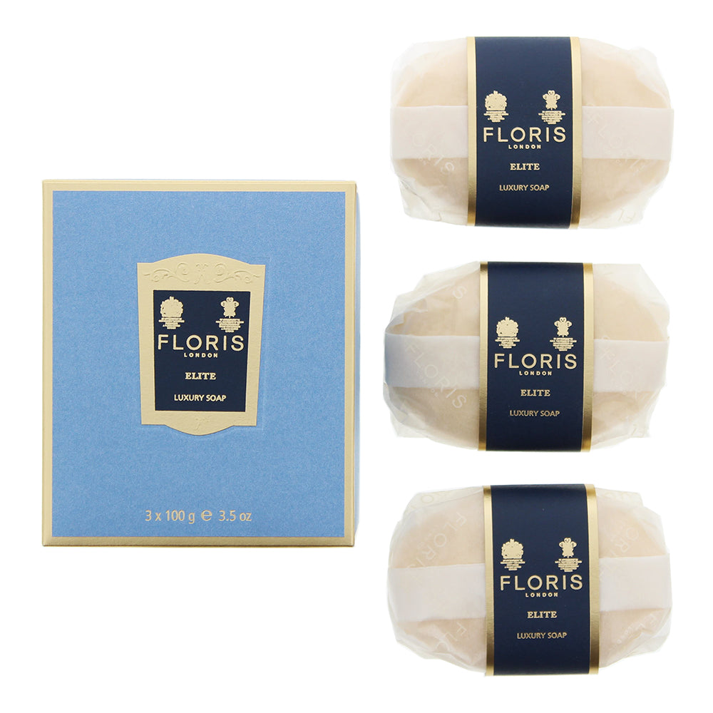 Floris Elite Luxury Soap 3 x 100g