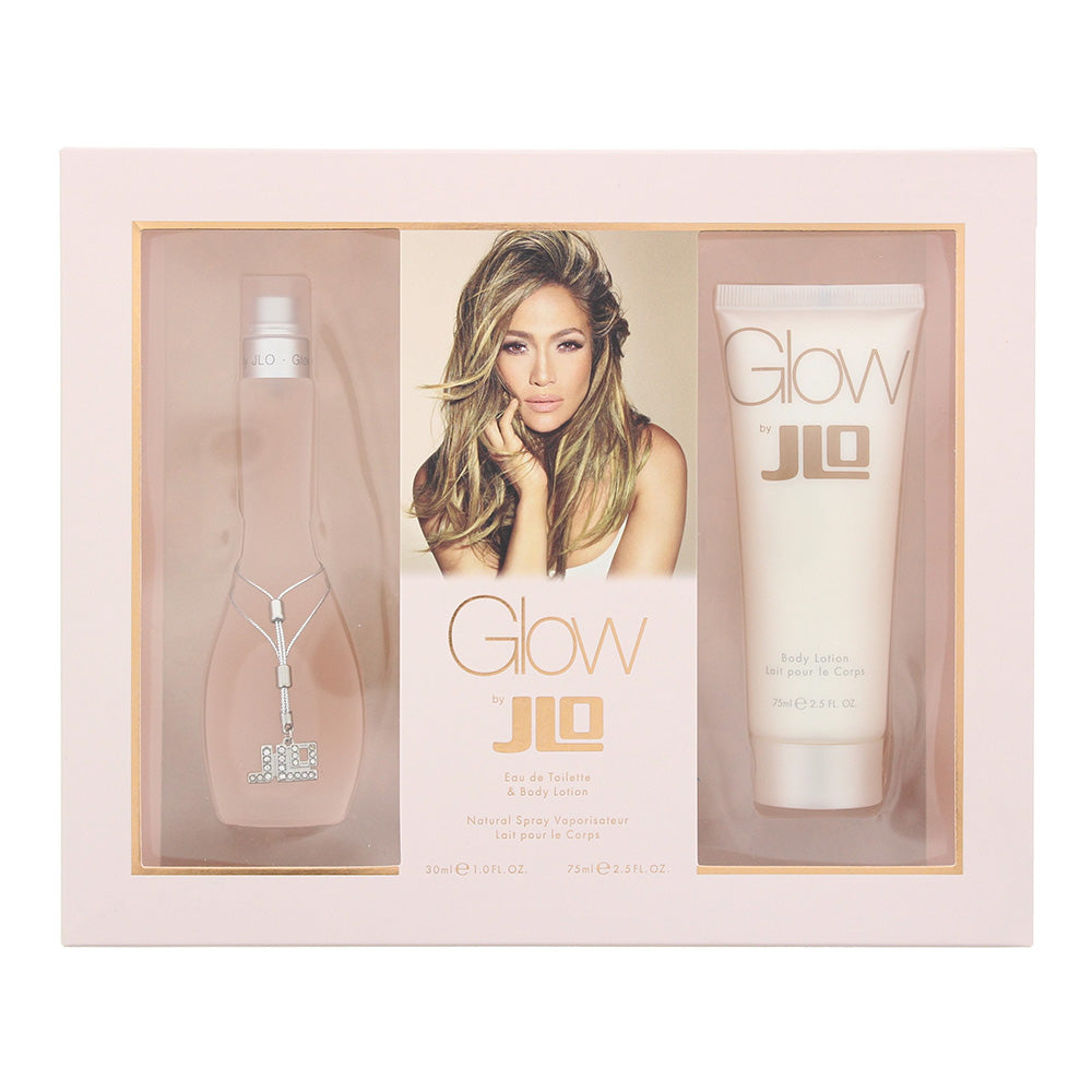 Jennifer Lopez Glow 2 Piece Gift Set: Eau De Toilette 30ml - Body Lotion 75ml
