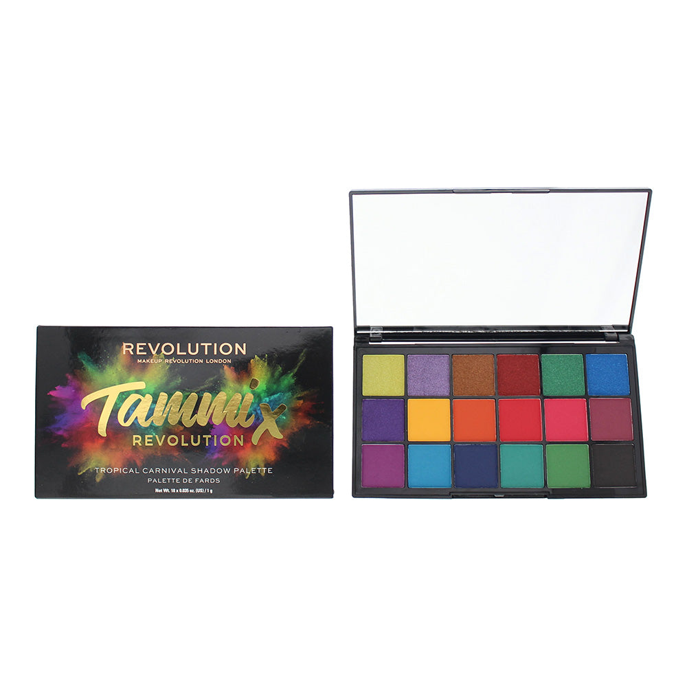 Revolution Tammix Tropical Carnival Eye Shadow Palette 18g