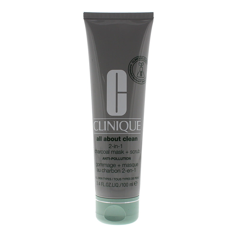 Clinique All About Clean 2-In-1 Charcoal Mask + Scrub 100ml