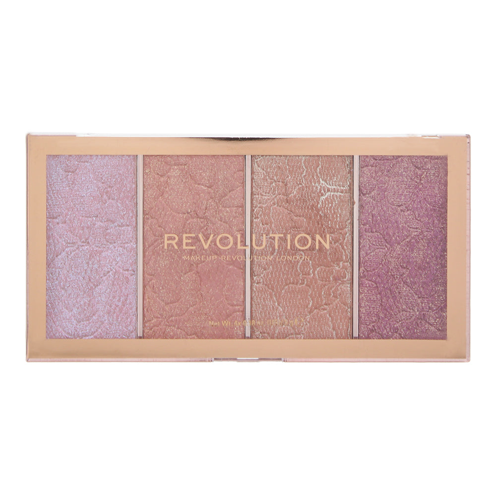Revolution Vintage Lace Intense Cream To Powder Blush Palette 4 x 5g