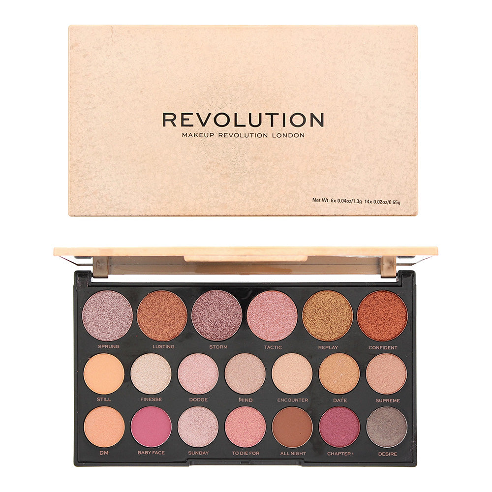 Revolution Jewel Collection Deluxe Eye Shadow Palette 6 x 1.3g - 14 x 0.65g