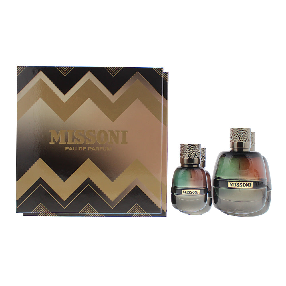 Missoni Pour Homme 2 Piece Gift Set: Eau De Parfum 100ml - Eau De Parfum 30ml
