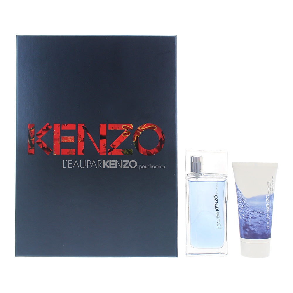 Kenzo L'eau Par Kenzo Pour Homme 2 Piece Gift Set: Eau De Toilette 50ml - Body Shampoo 50ml