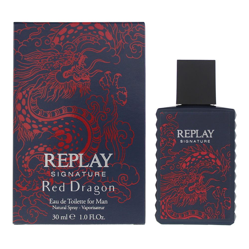 Replay Signature Red Dragon For Man Eau De Toilette 30ml