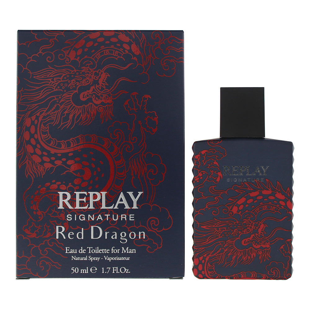 Replay Signature Red Dragon For Man Eau De Toilette 50ml