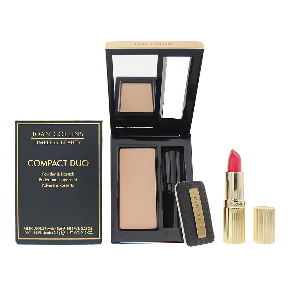 Joan Collins Compact Duo Powder 6g - Evelyn Cream Lipstick 3.5g
