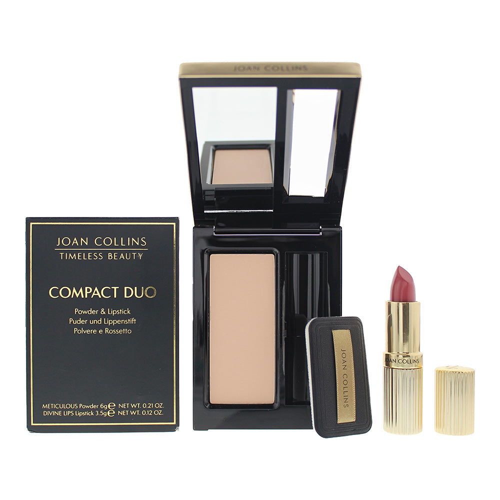 Joan Collins Compact Duo Powder 6g - Marilyn Cream Lipstick 3.5g