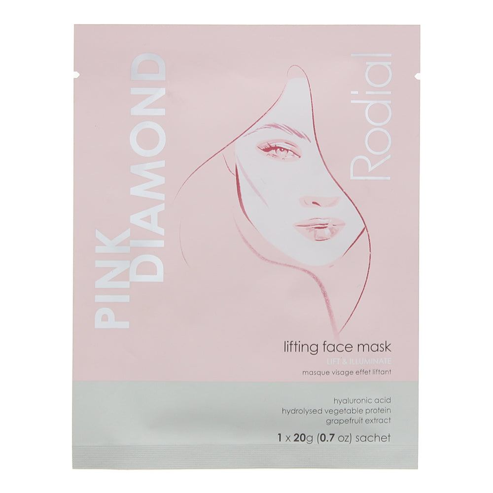 Rodial Pink Diamond Lift And Illuminate Face Mask 20g