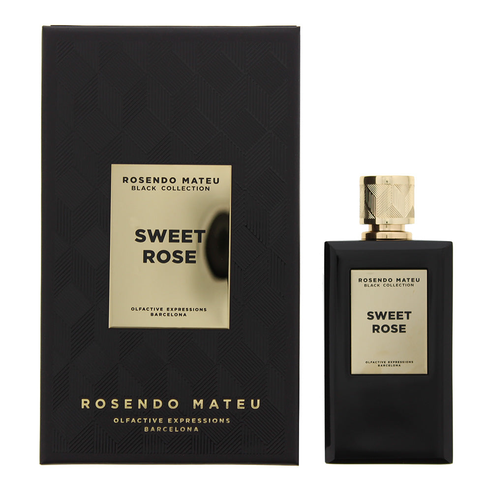 Rosendo Mateu Olfactive Expressions Barcelona Black Collection Sweet Rose Eau De Parfum 100ml