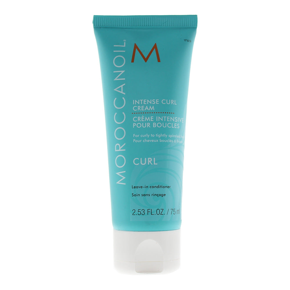 Moroccanoil Intense Curl Cream Leave-In Conditioner 75ml Curly To Tightly Spiraled Hair