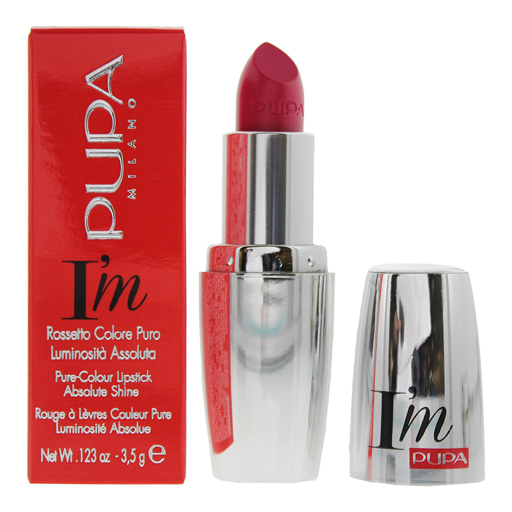 Pupa I'm Pure-Colour 407 Intense Fuchsia Lipstick 3.5g