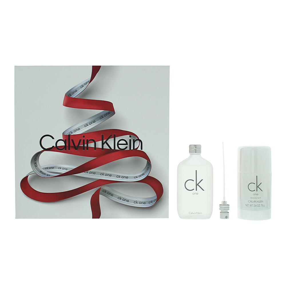 Calvin Klein Ck One 2 Piece Gift Set: Eau de Toilette 50ml - Deodorant Stick 75m