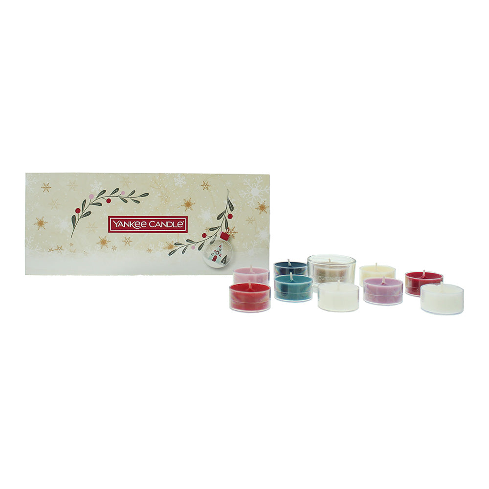 Yankee Candle 11 Piece Gift Set: Candle Holder - 10 x Candle 9.8g