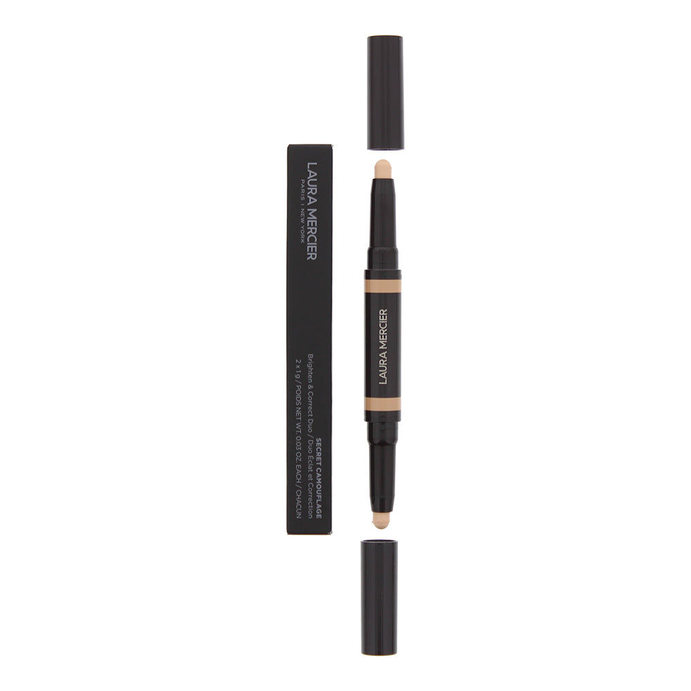 Laura Mercier Secret Comouflage 2 In 1 Duo 2W Light Warm Concealer 1g