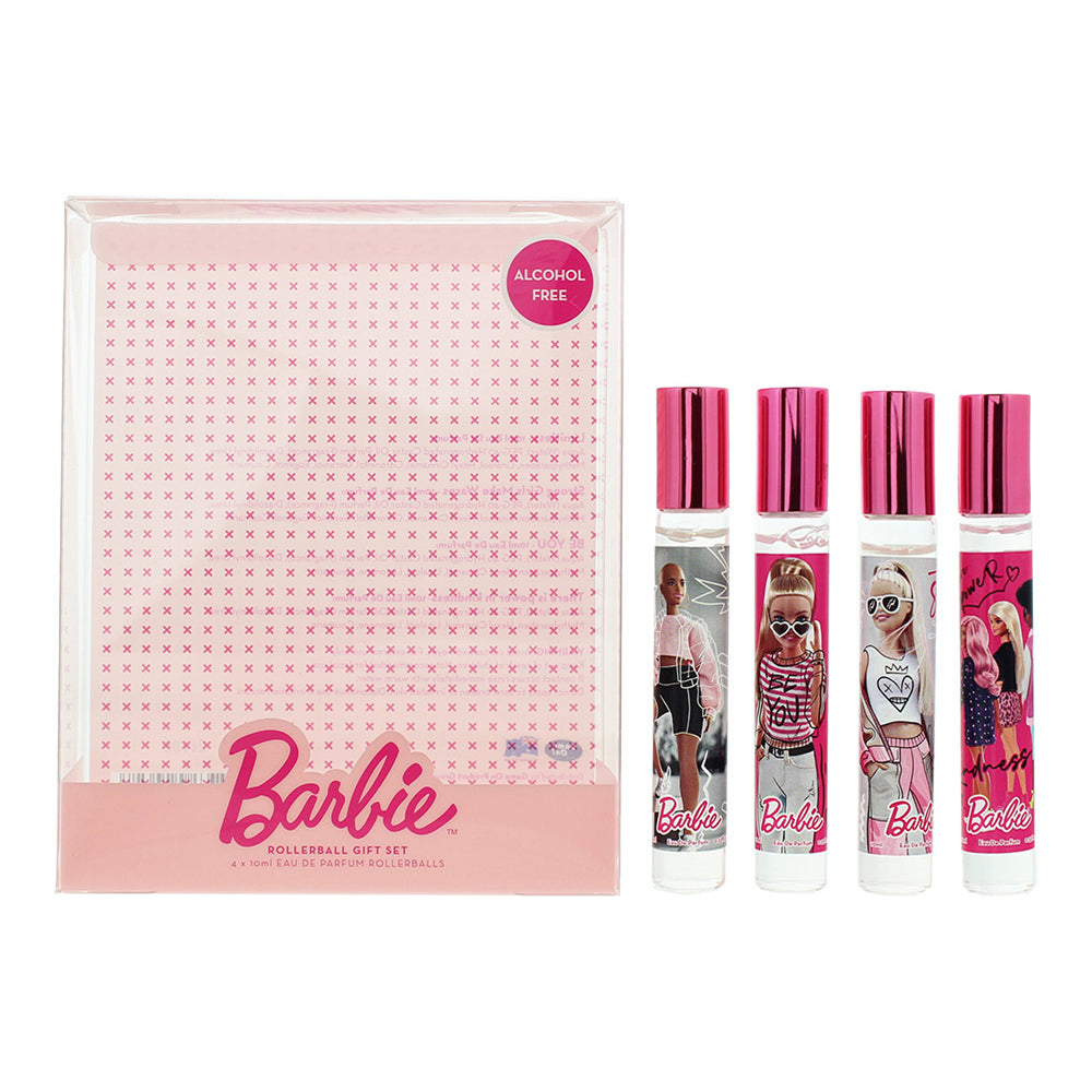 Disney Barbie Eau de Parfum Roller Ball 4 x 10ml