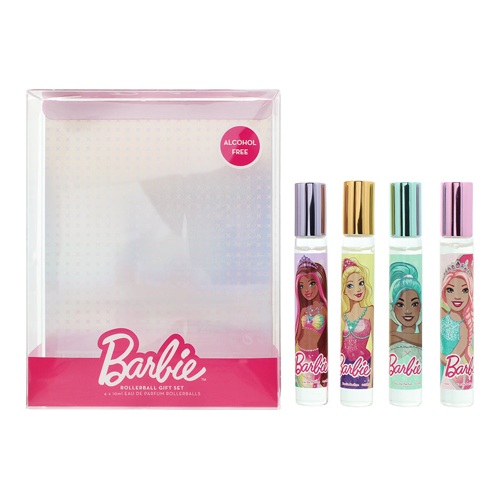 Disney Barbie Mermaid Eau de Parfum Roller Ball 4 x 10ml
