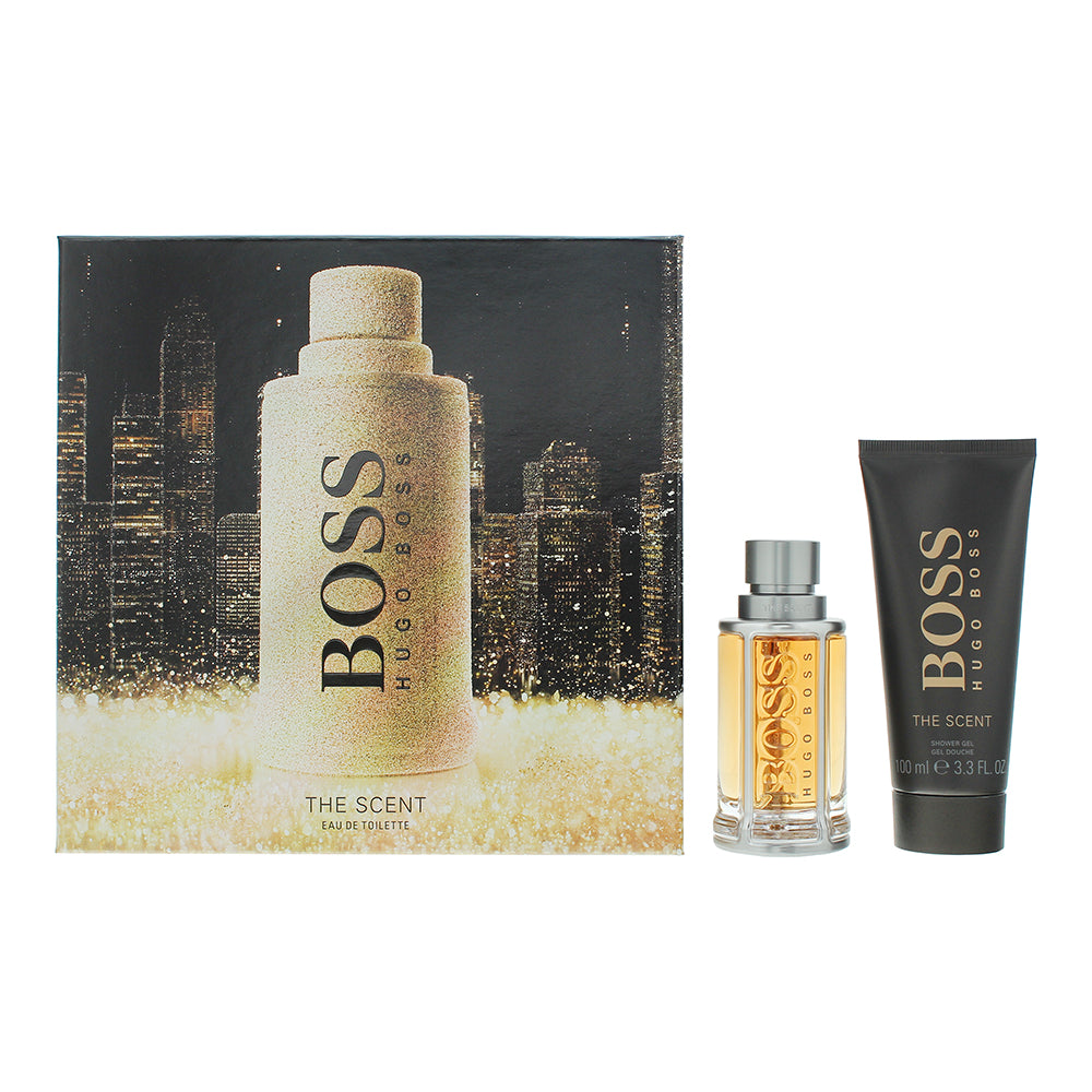 Hugo Boss The Scent 2 Piece Gift Set: Eau De Toilette 50ml - Shower Gel 100ml
