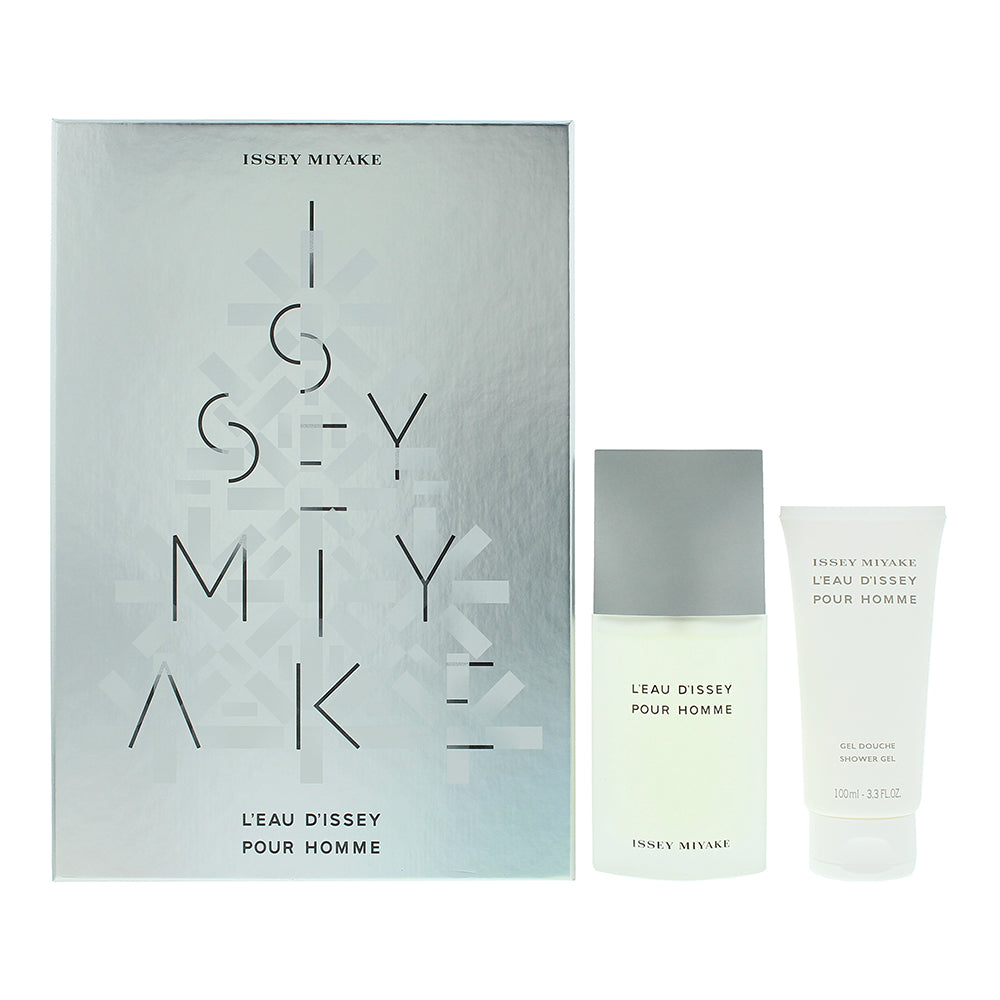 Issey Miyake L'eau D'issey Pour Homme 2 Piece Gift Set: Eau De Toilette 75ml - Shower Gel 100ml