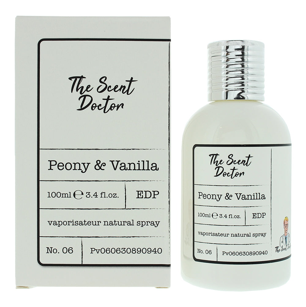 The Scent Doctor Peony & Vanilla Eau De Parfum 100ml