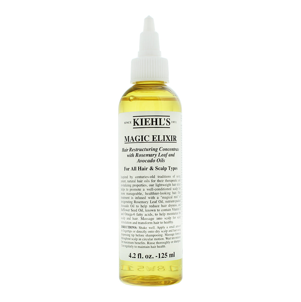 Kiehl's Magic Elixir Restructuring Concentrate with Rosemary Leaf and Avocado Hair Oil 118ml