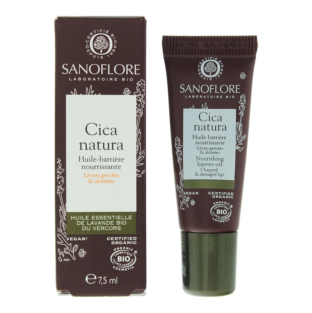Sanoflore Nourishing Organic Cica Natura Lip Oil 7.5ml