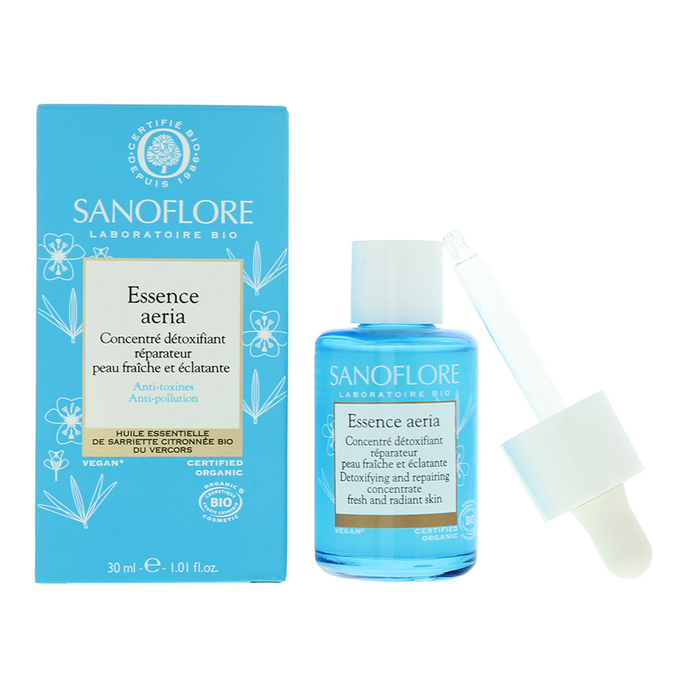 Sanoflore Essence Aeria Organic Restorative Detoxyfying Face Oil 30ml