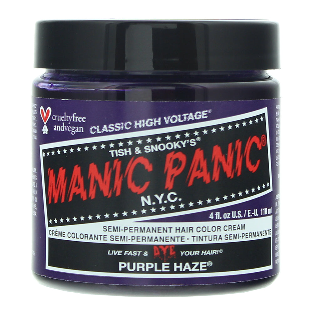 Manic Panic High Voltage Purple Haze Semi-Permanent Hair Color Cream 118ml