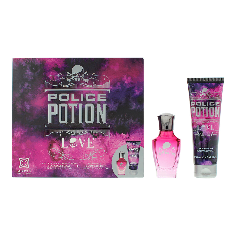Police Potion Love 2 Piece Gift Set: Eau de Parfum 30ml - Body Lotion 100ml