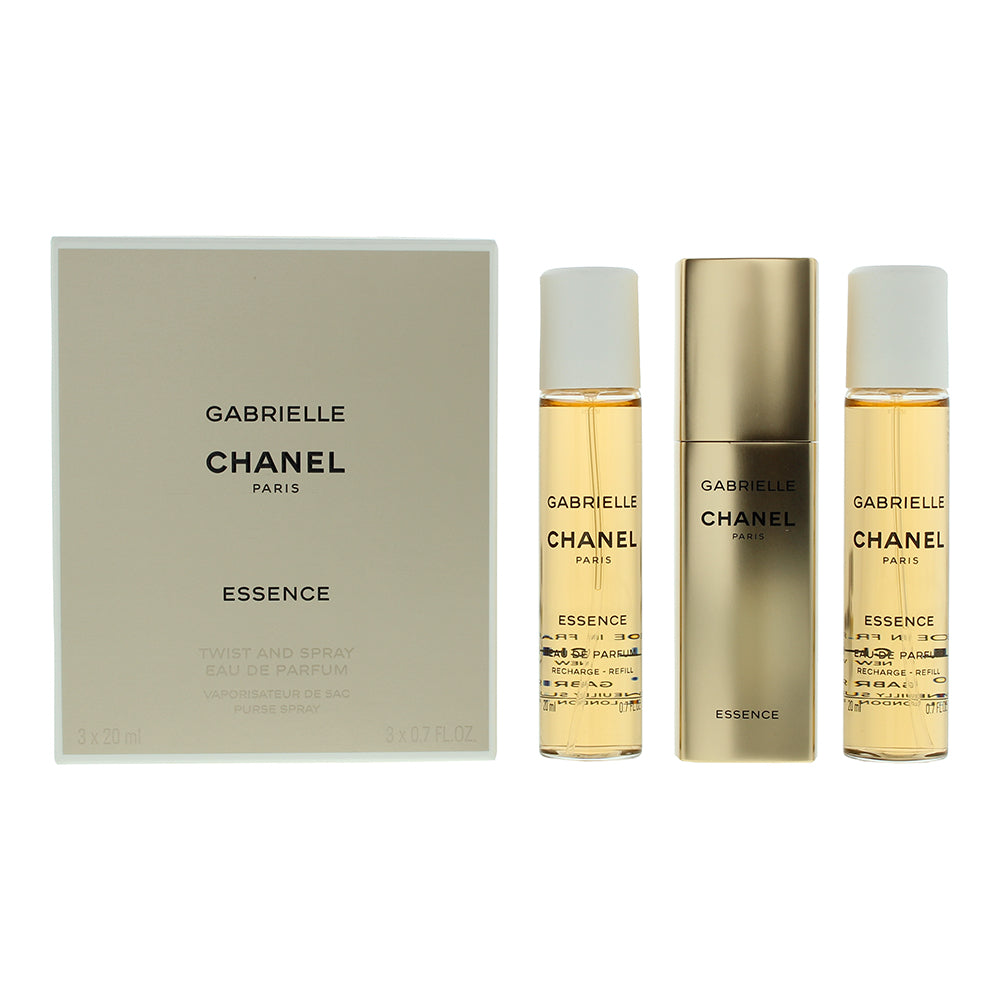 Chanel Gabrielle Essence Twist & Spray Eau de Parfum 3 x 20ml