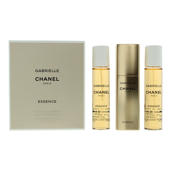 Chanel GABRIELLE Twist & Purse Spray Travel Set EDP 3 x 0.7OZ 3 x 20ml