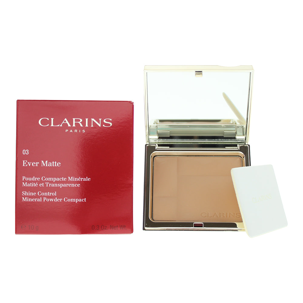 Clarins Ever Matte 03 Transparent Warm Mineral Powder 10g