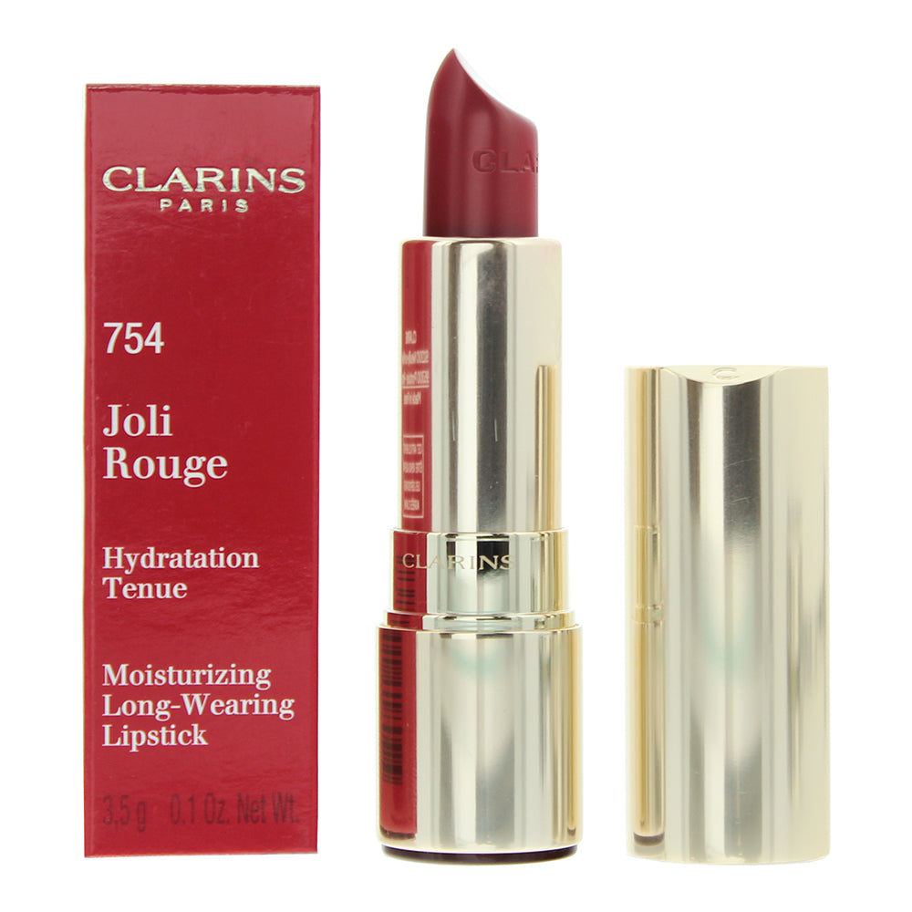 Clarins Joli Rouge 754 Deep Red Lipstick 3.5g