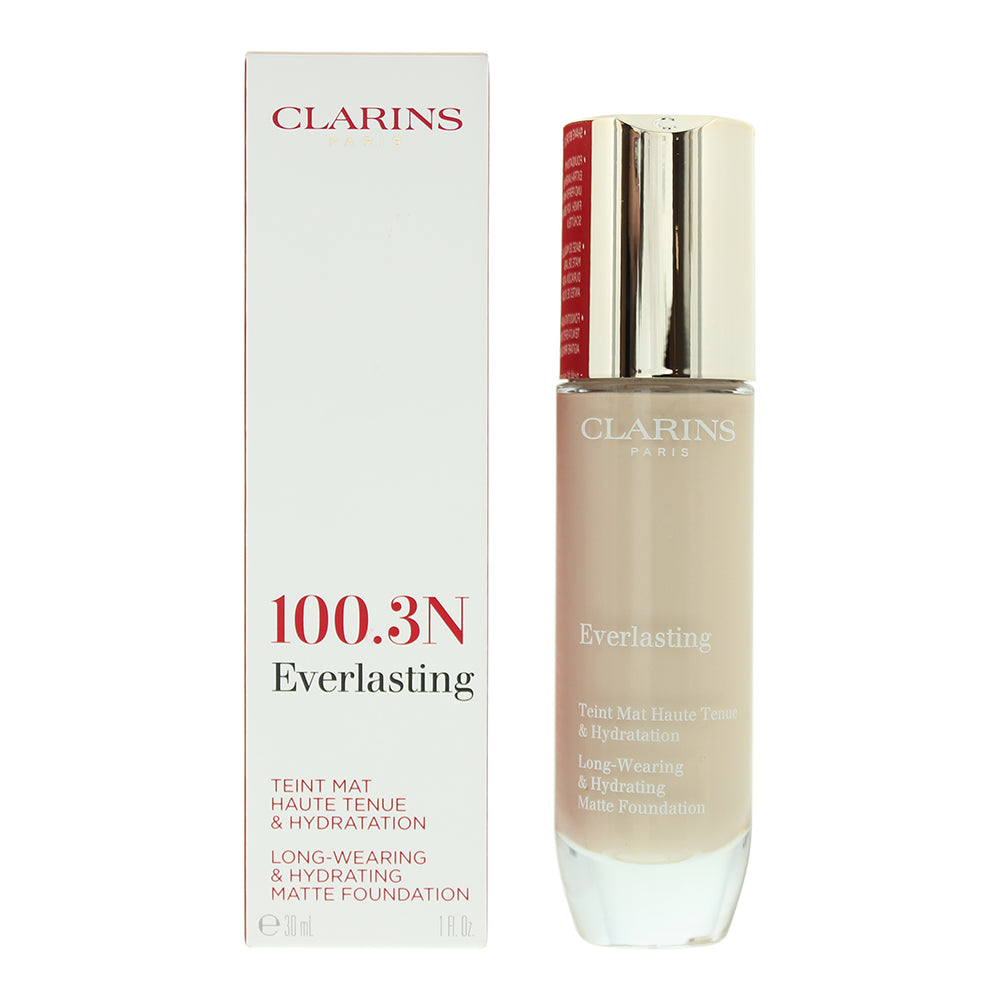 Clarins Everlasting Long-Wearing & Hydrating 100.3N Shell Matte Foundation 30ml