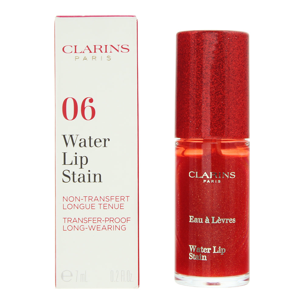 Clarins 06 Sparkling Red Water Lip Stain 7ml