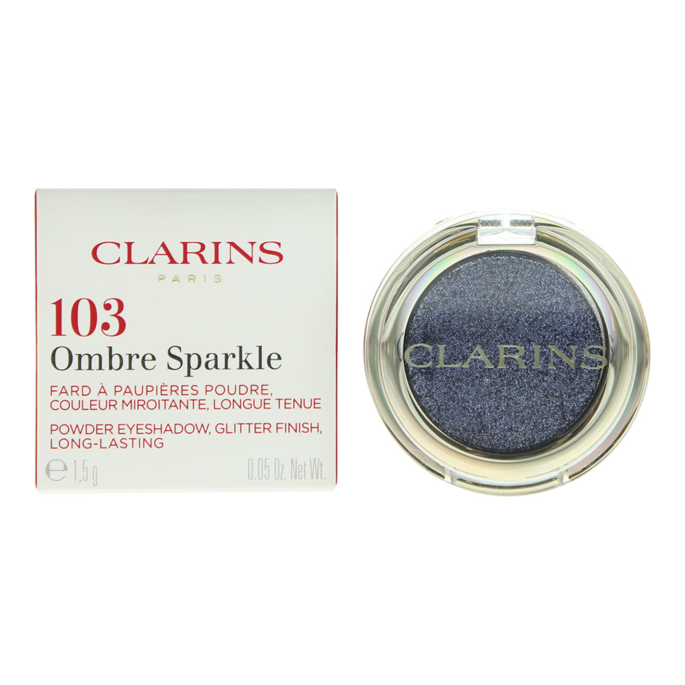 Clarins Ombre Sparkle 103 Blue Lagoon Glitter Eyeshadow 1.5g
